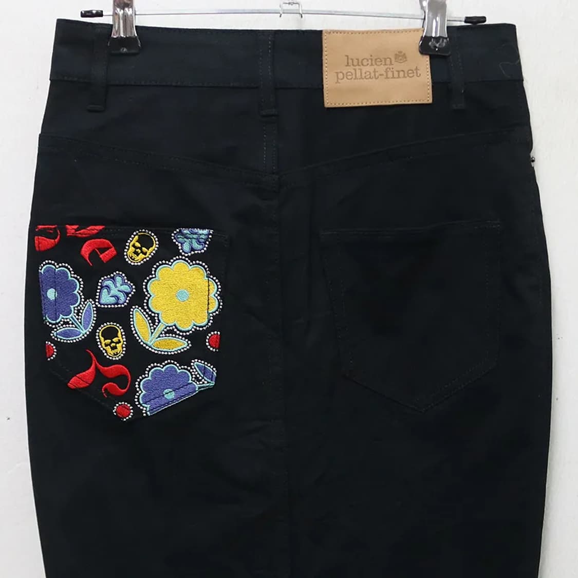 LUCIEN PELLAT-FINET 백포켓 포인트 미디스커트 65086 상품이미지5