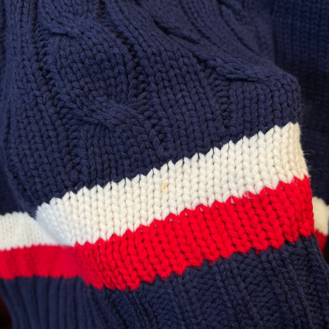 70-80’s IZOD 라코스테 크리켓 브이넥 스웨터 [ 100 ] 상품이미지5