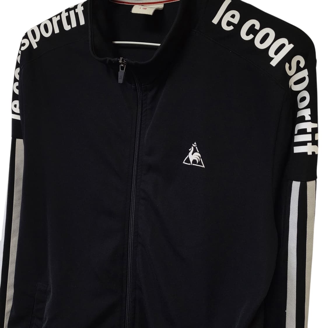 르꼬끄 져지 100-105 블랙 트랙탑자켓 상품이미지4