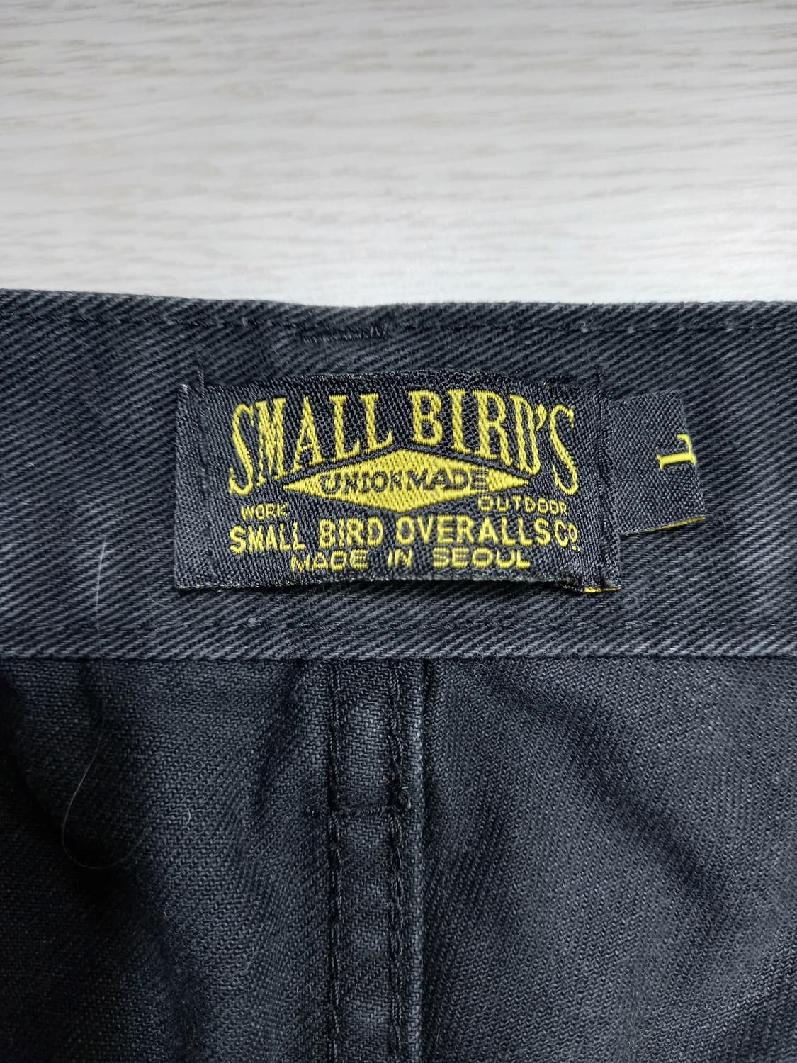 32 SMALL BIRD'S Seoul 퍼티그 팬츠 블랙 32-309 상품이미지8