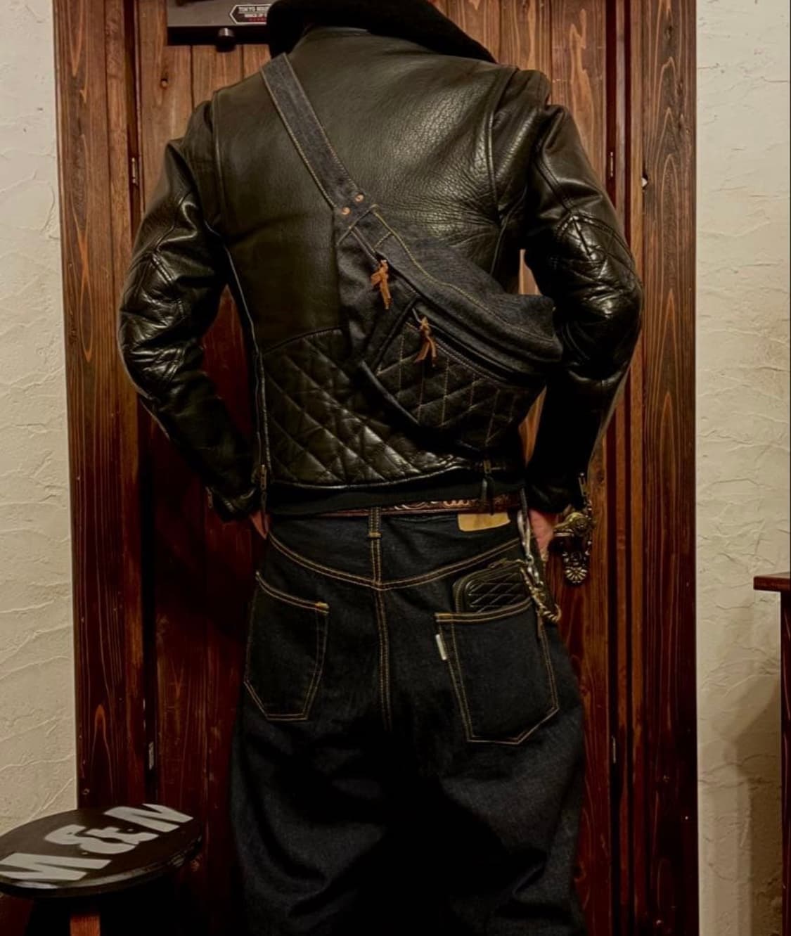 원피스 오브 락 데님 백 one piece of rock 기무라 상품이미지1