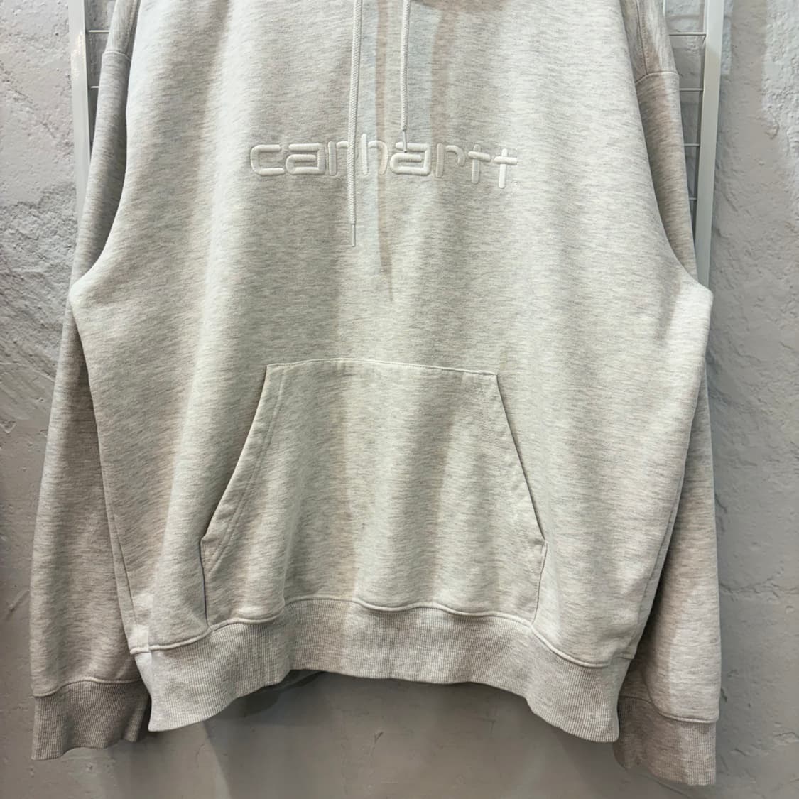 칼하트 WIP 그레이 후드티 L 상품이미지4