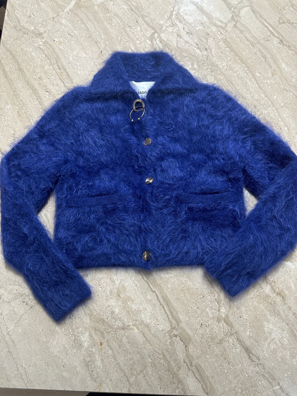 Andersson Bell 앤더슨벨 헤일리 헤어리 니트 자켓 XS 상품이미지4