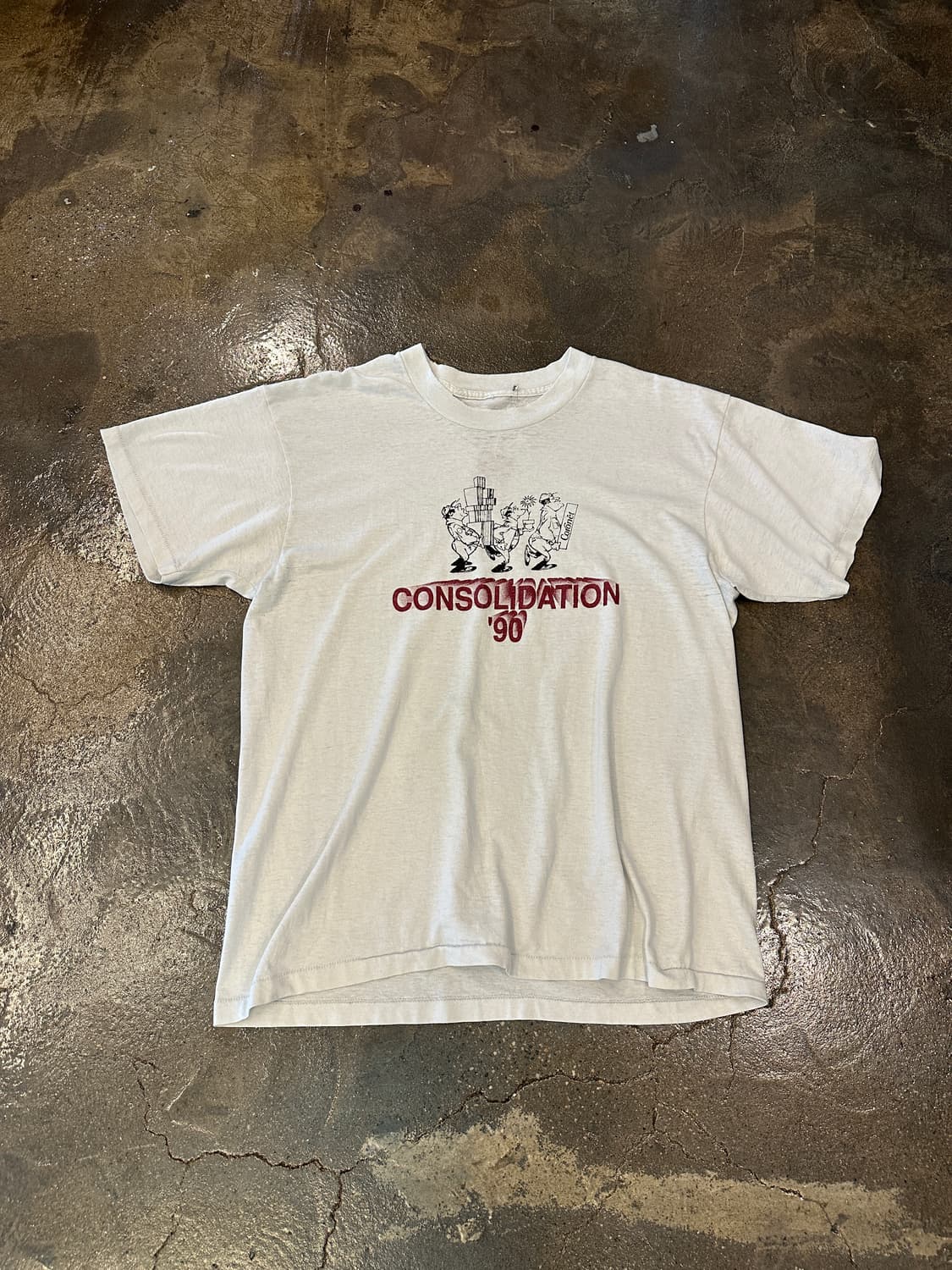 90s 싱글스티치 CONSOLIDATION 90 반팔티 XL 상품이미지1