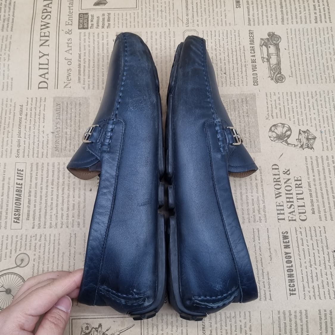 발리 레더 남성로퍼 실사이즈 270 상품이미지5