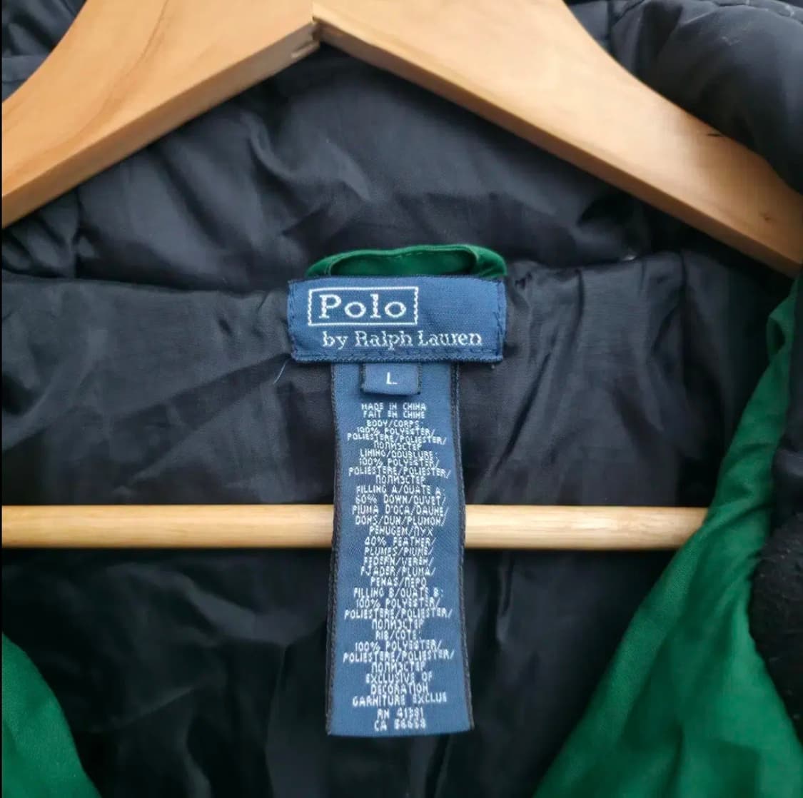 폴로 빅포니 패딩 그린 (네고가능) 상품이미지5