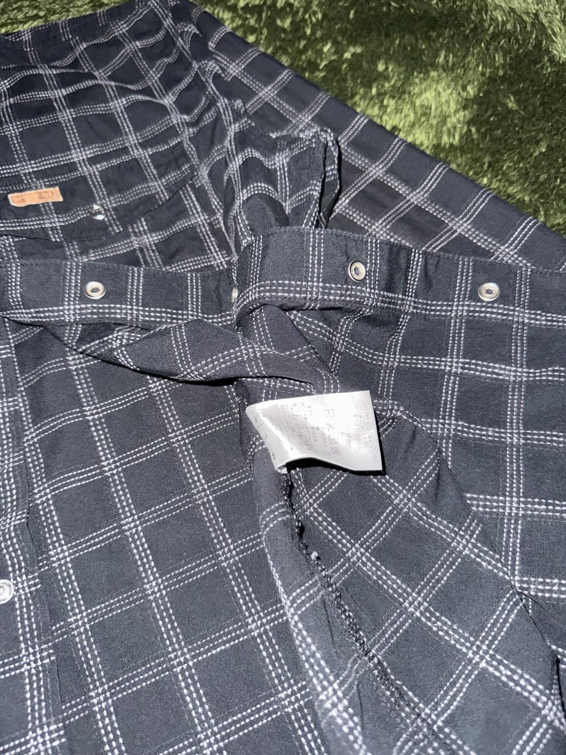[M] Carhartt 칼하트 재팬 릴리즈 윈도우페인 체크 워크 셔츠 상품이미지7