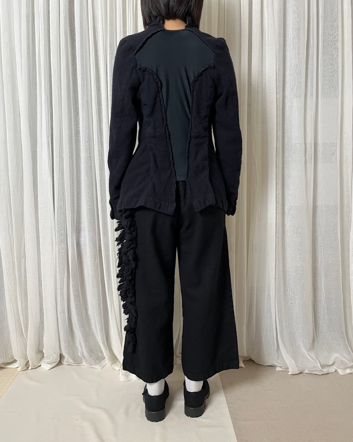 꼼데가르송 09aw 축융 울 도킹 자켓 comme des garcons 상품이미지9