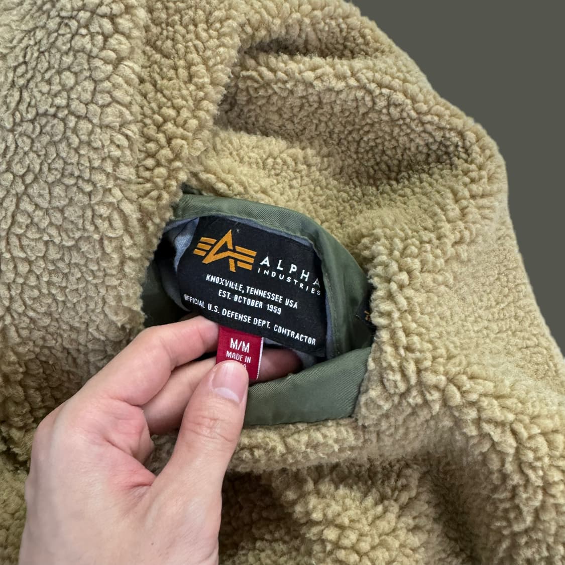 알파인더스트릿 양면 양털 MA-1 상품이미지6