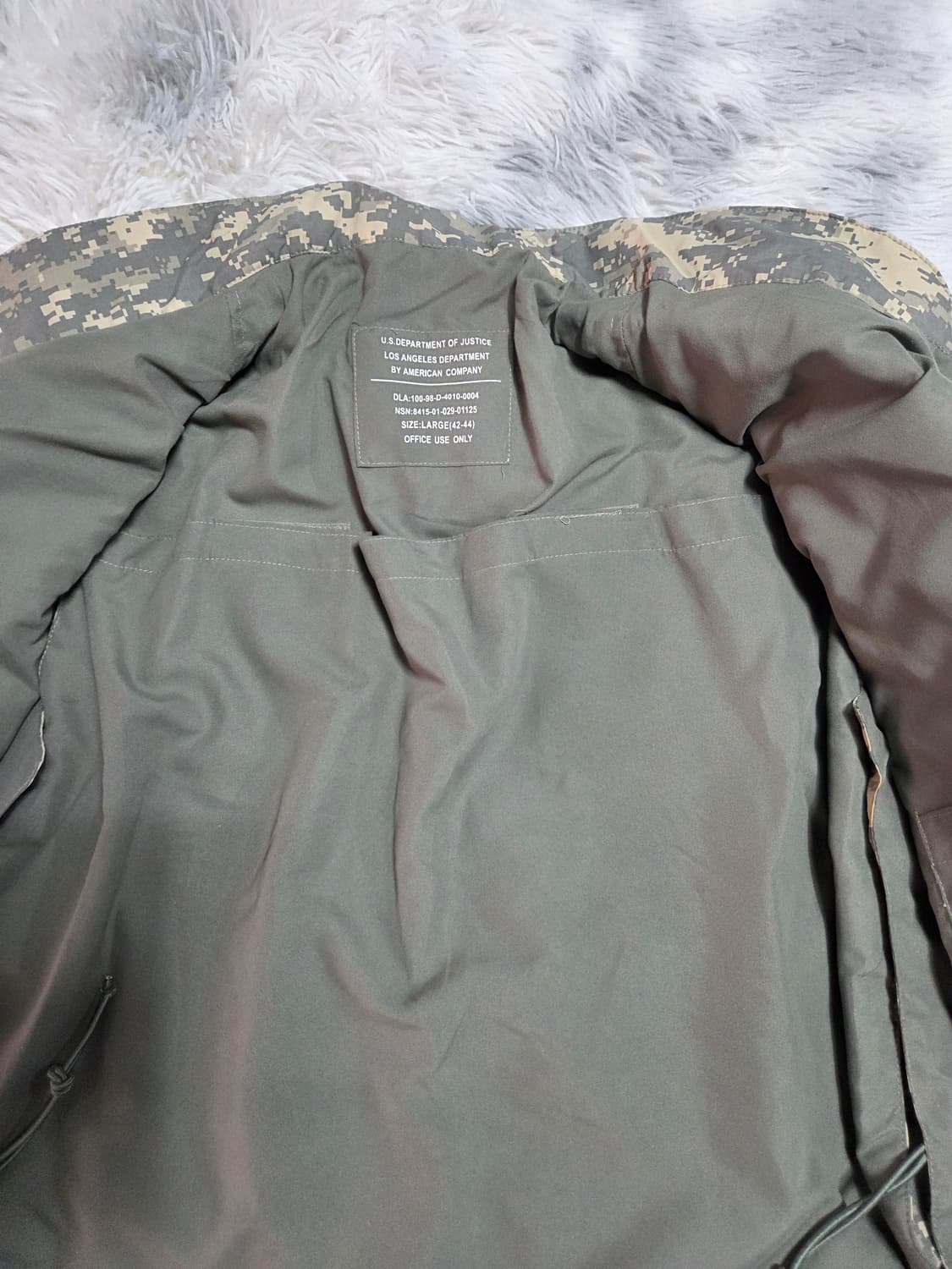 미군 USA 밀리터리 우드랜드 조끼 L 상품이미지3