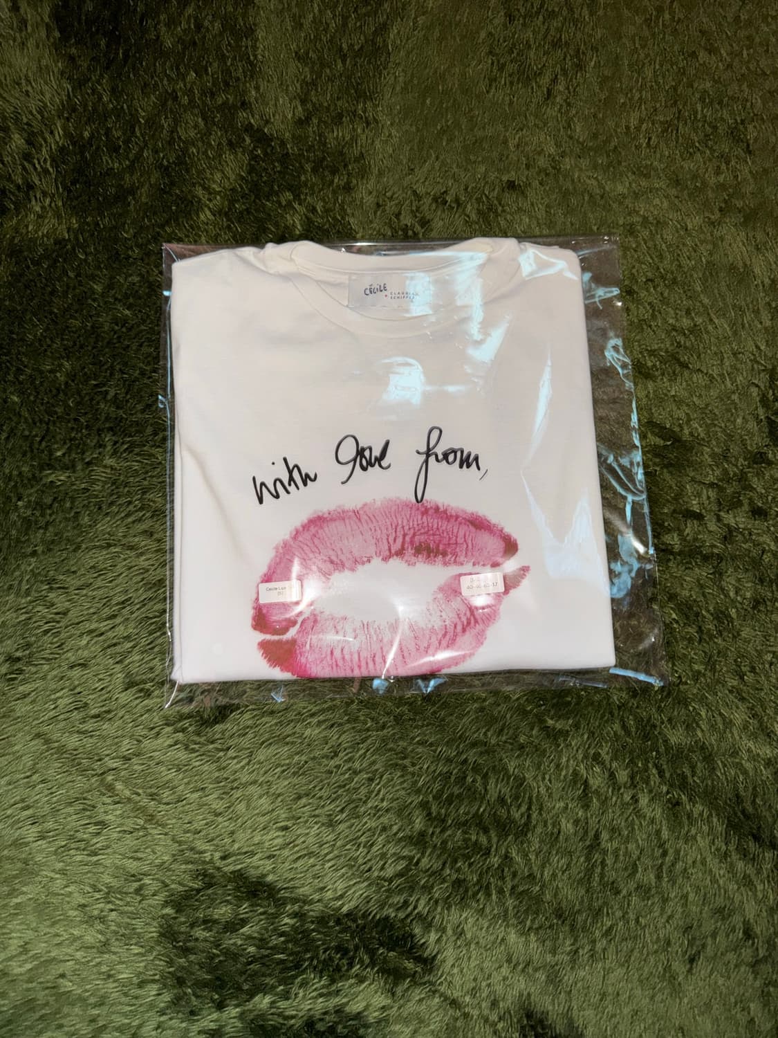 [S] Etre Cecile x Claudia Schiffer 립 티셔츠 상품이미지10