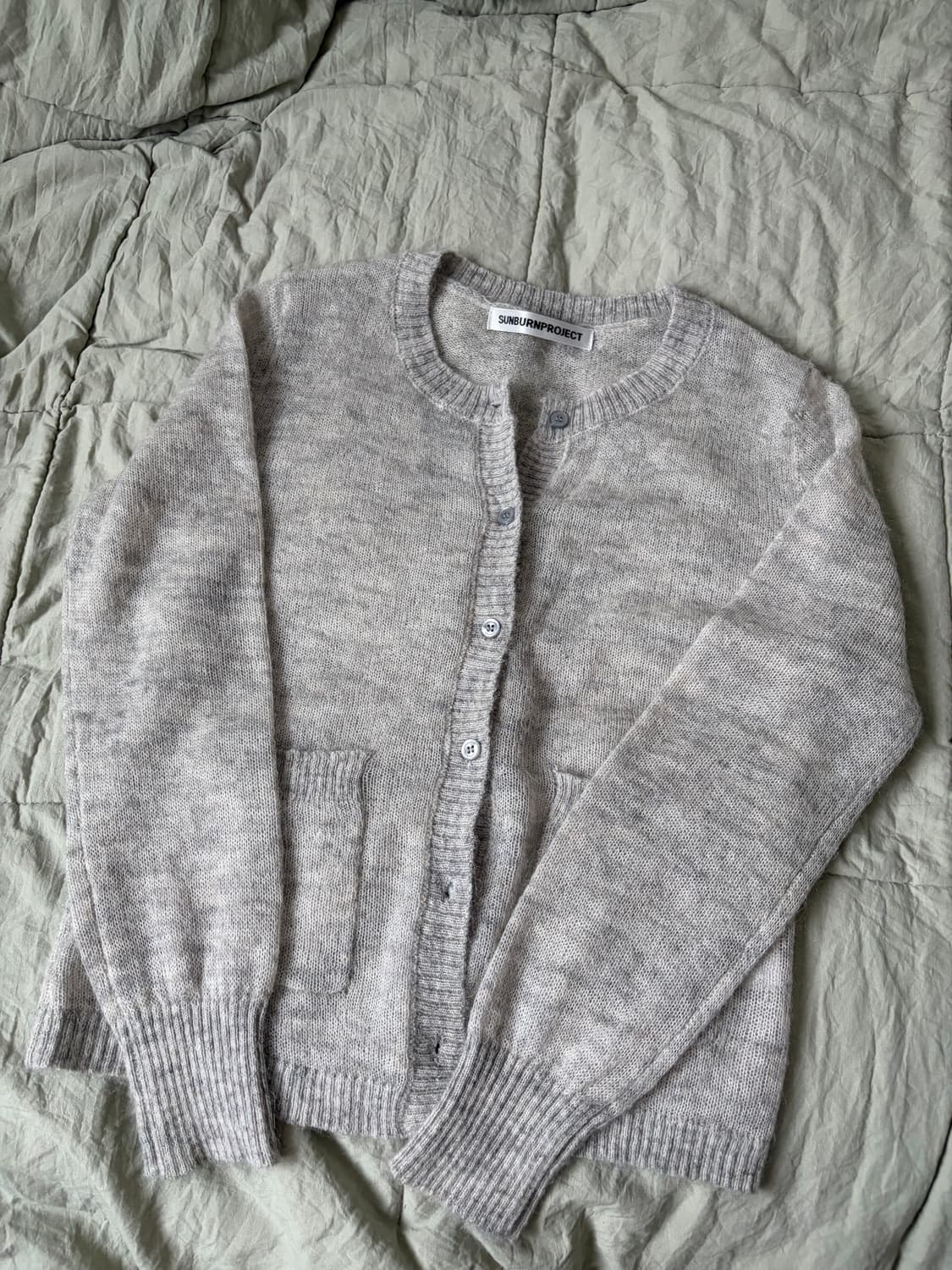 썬번프로젝트 모헤어 시어 가디건 상품이미지2