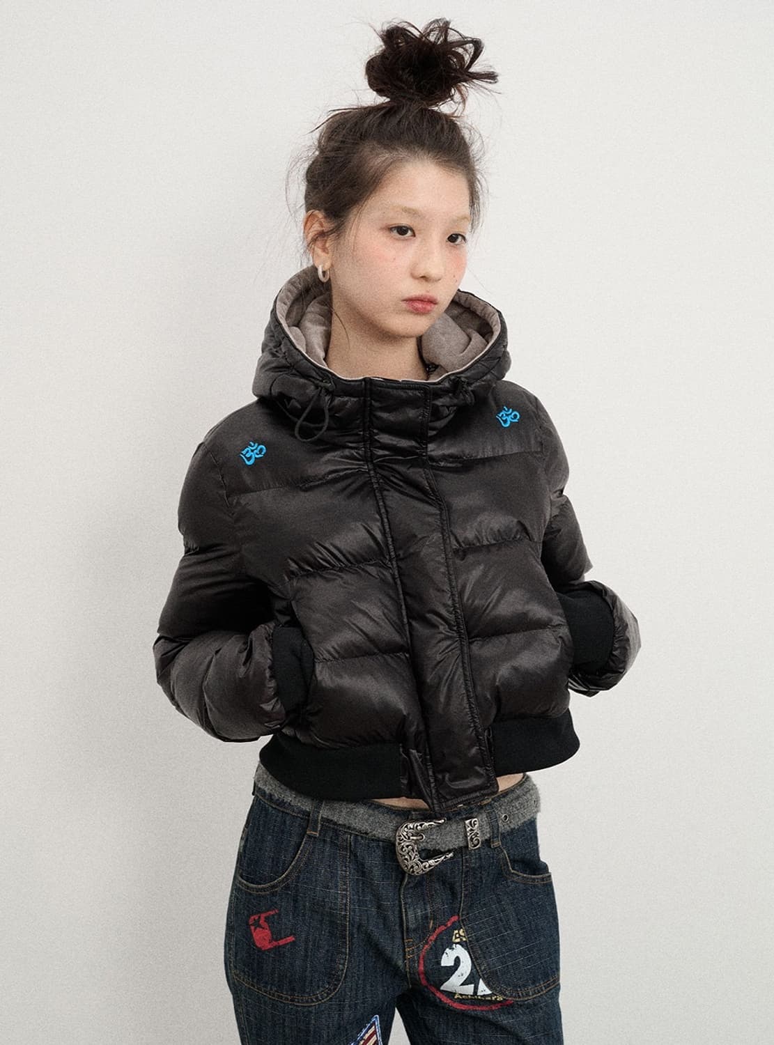 Achihara 숏 패딩 상품이미지1