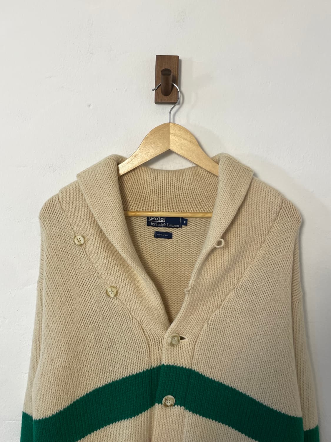 폴로 숄카라 가디건  상품이미지2