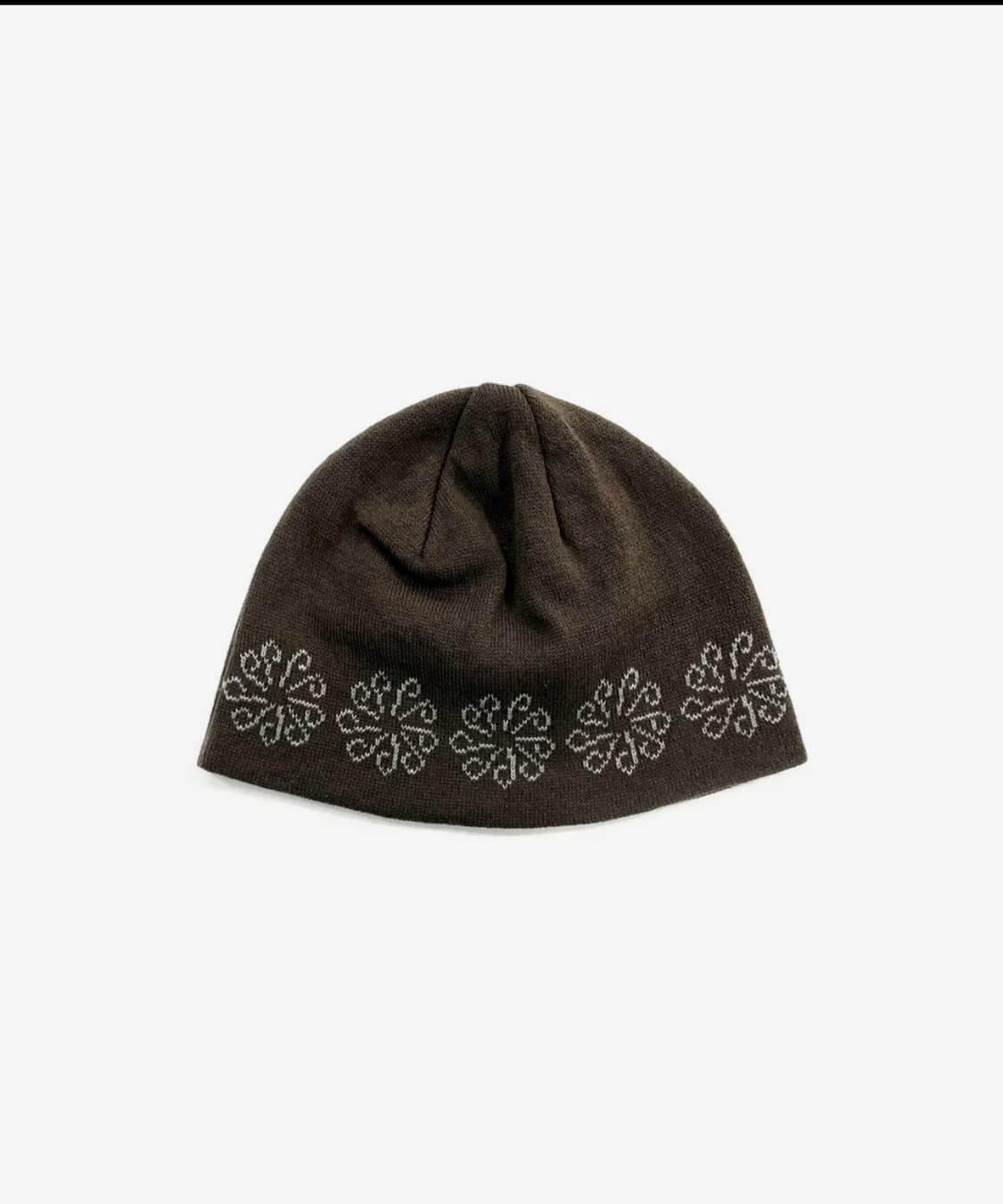 9999 아카이브 Linking Flower Jacquard Beanie 상품이미지5