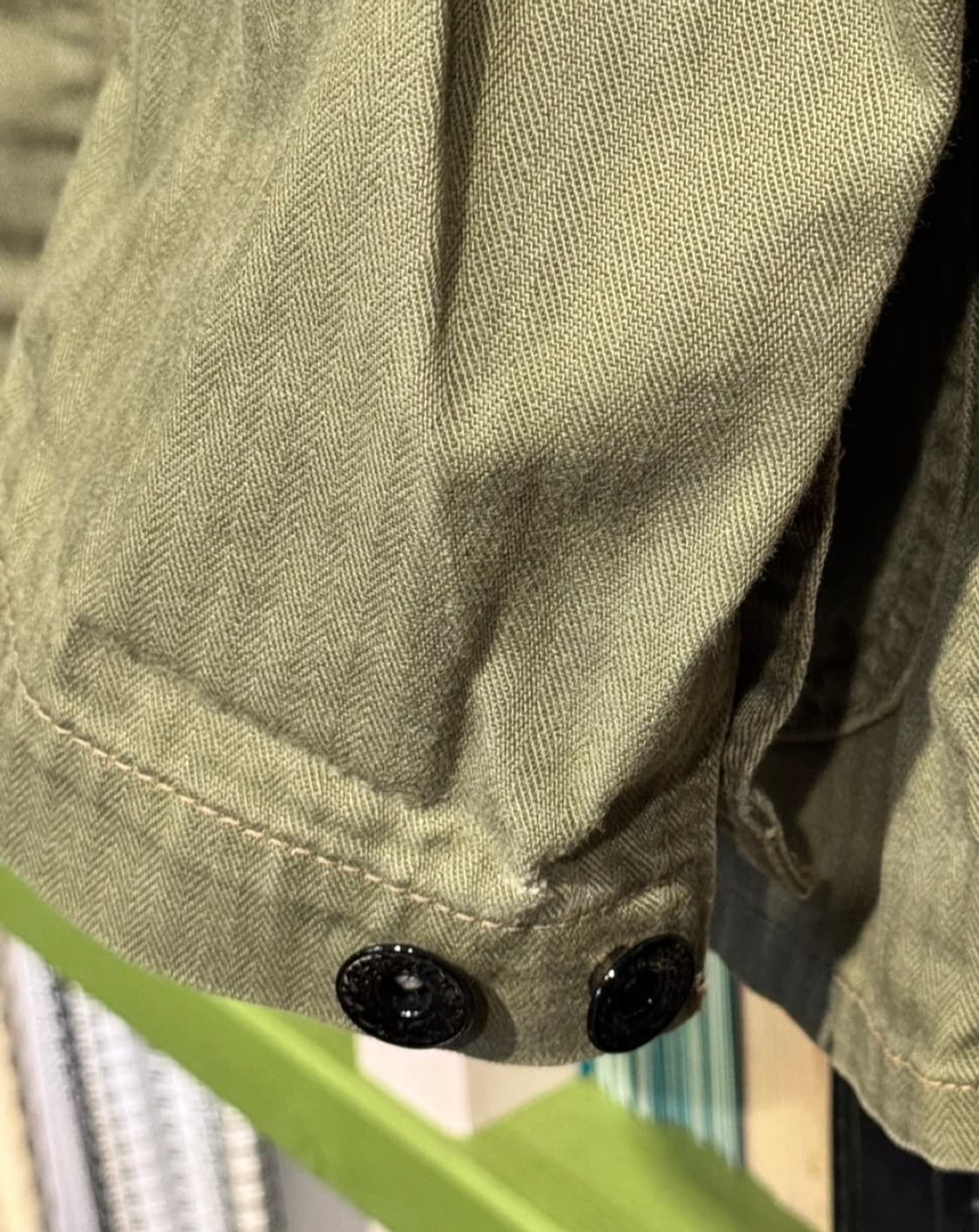 리얼맥코이 Real McCoy's 유틸리티 N-3 재킷 헤링본 워크 자켓 상품이미지5