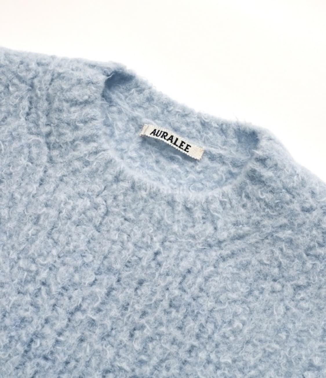 오라리 니트 0사이즈 라이트블루 상품이미지2