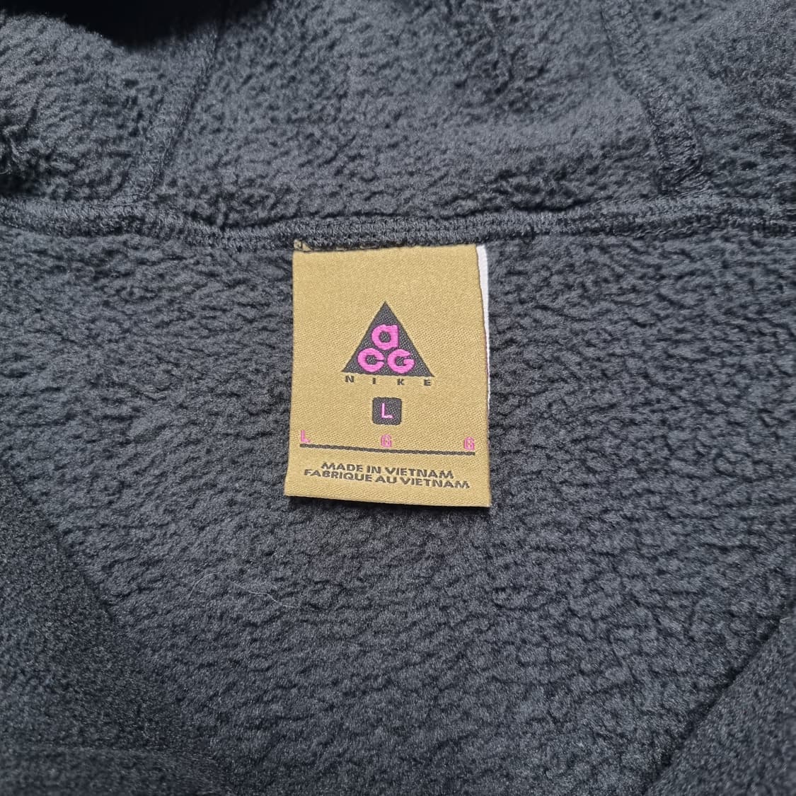 나이키 ACG 쉐르파 플리스 후드 블랙 - L 상품이미지7