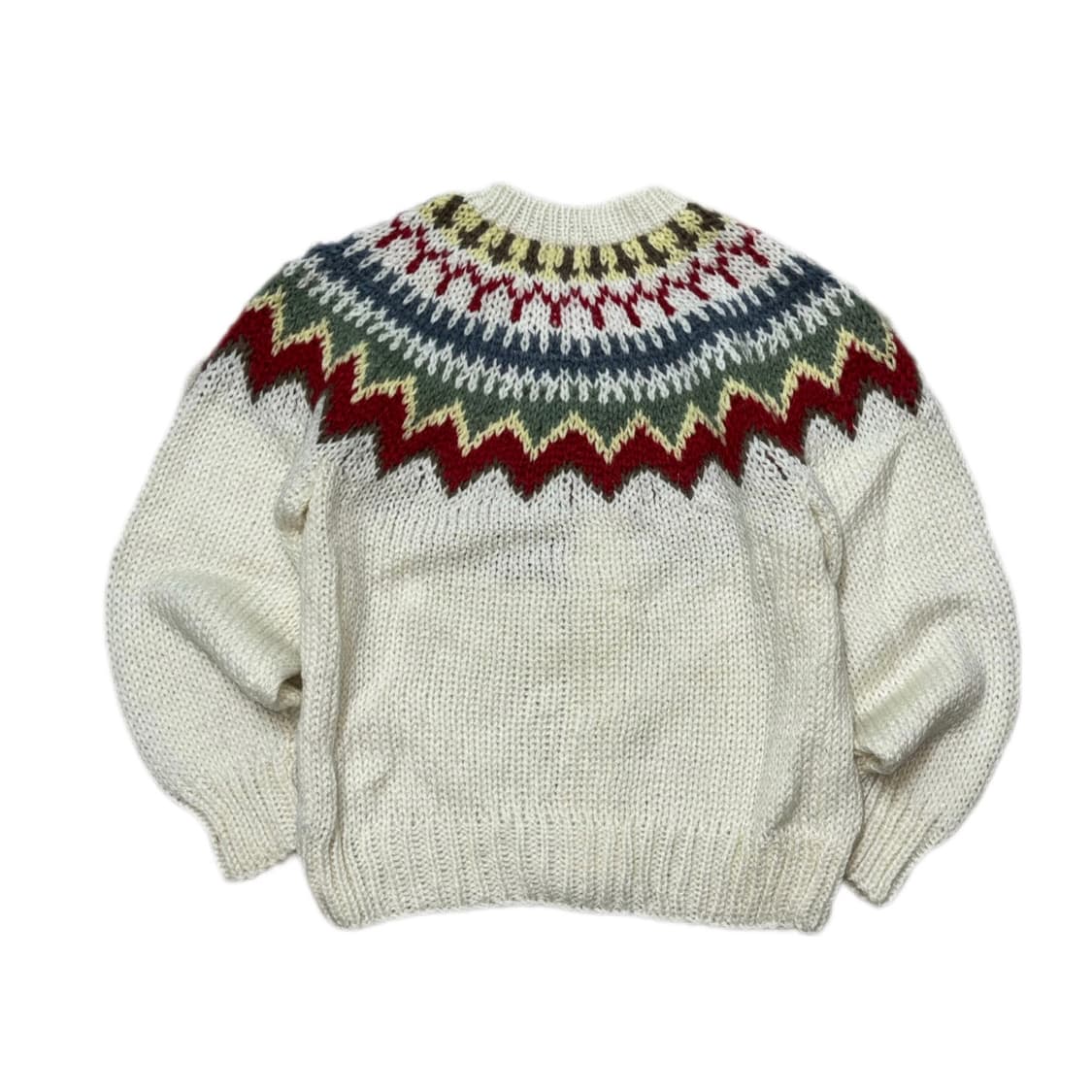 빈티지 노르딕 페어아일 모헤어 스웨터  상품이미지3