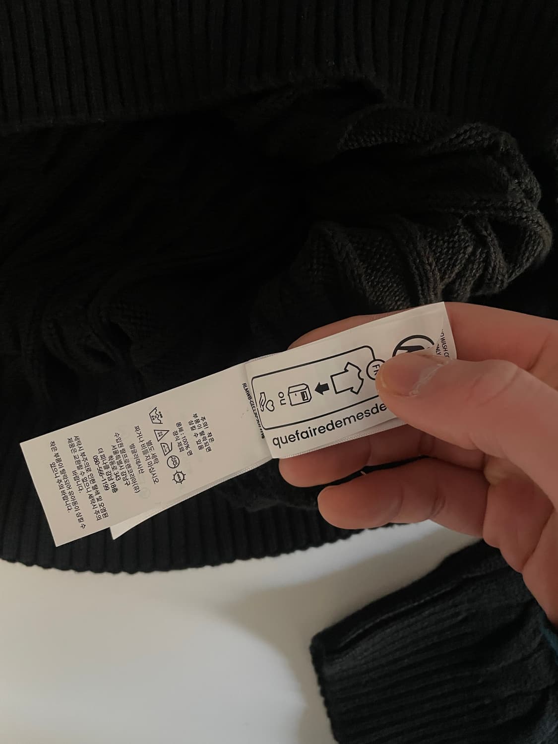 폴로 신형 케이블 니트 반집업 XL 상품이미지4