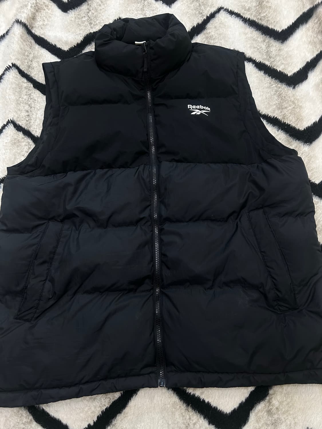 [2XL]리복 패딩 조끼/블랙 상품이미지2