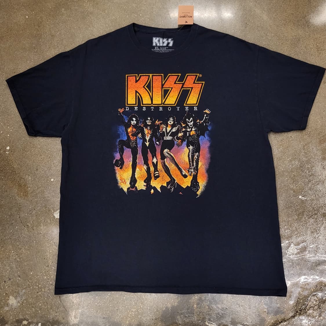 미국빈티지 밴드 KISS 정품굿즈 밴드티 반팔티 락티셔츠 상품이미지1