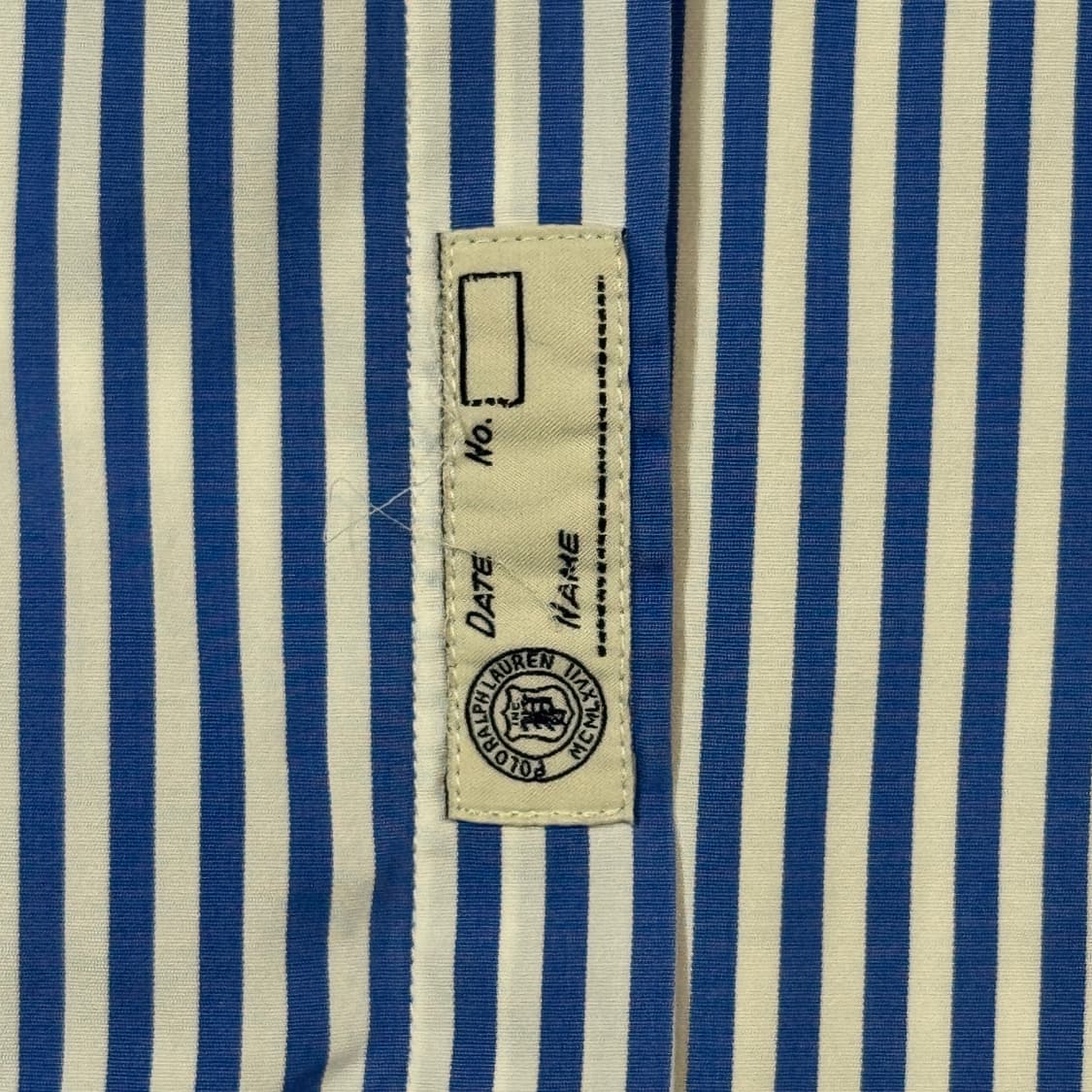 L) 폴로 랄프로렌 클래식 블루 스트라이프 포플린 셔츠 신형 상품이미지5