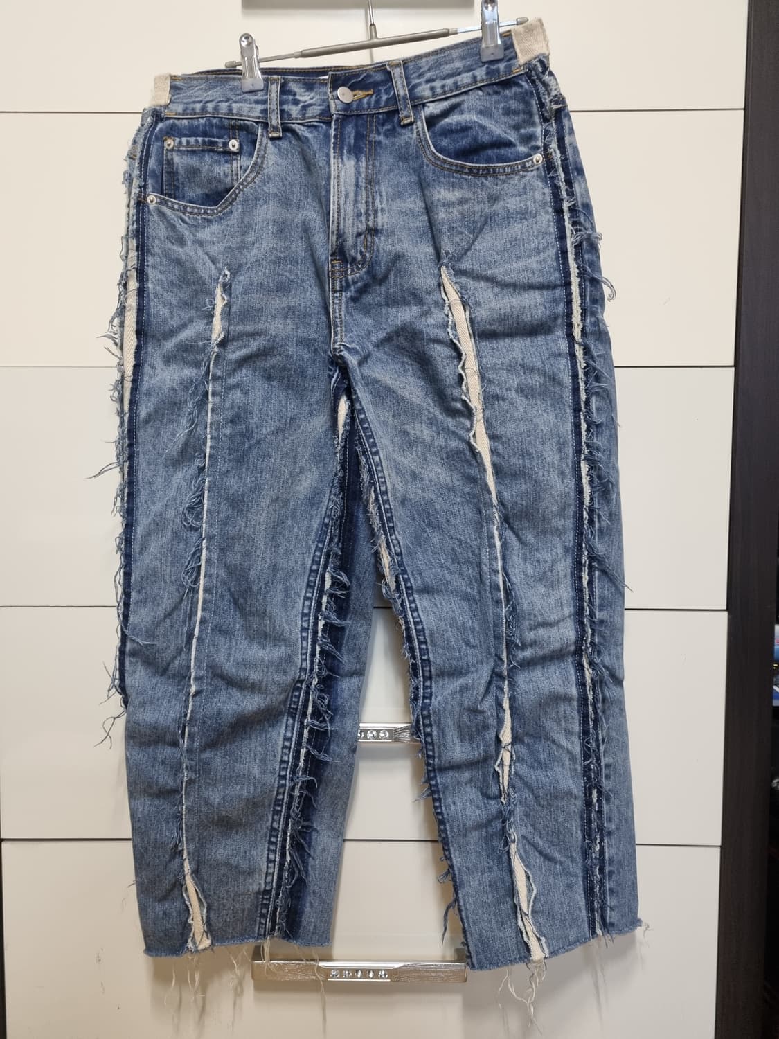 [M] 벌앤휘슬 리메이크 데님 팬츠 상품이미지1