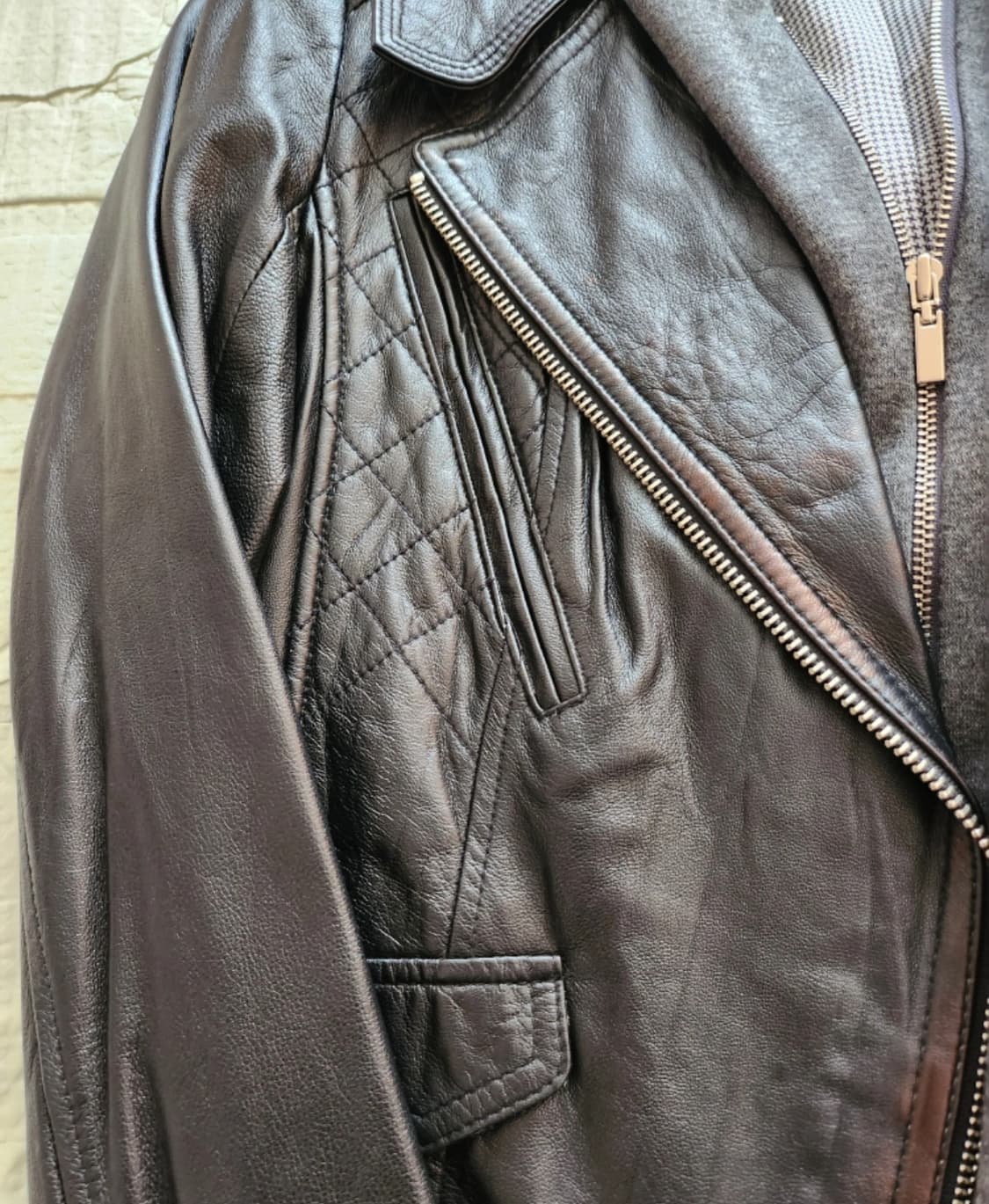 lamb skin jacket 상품이미지3