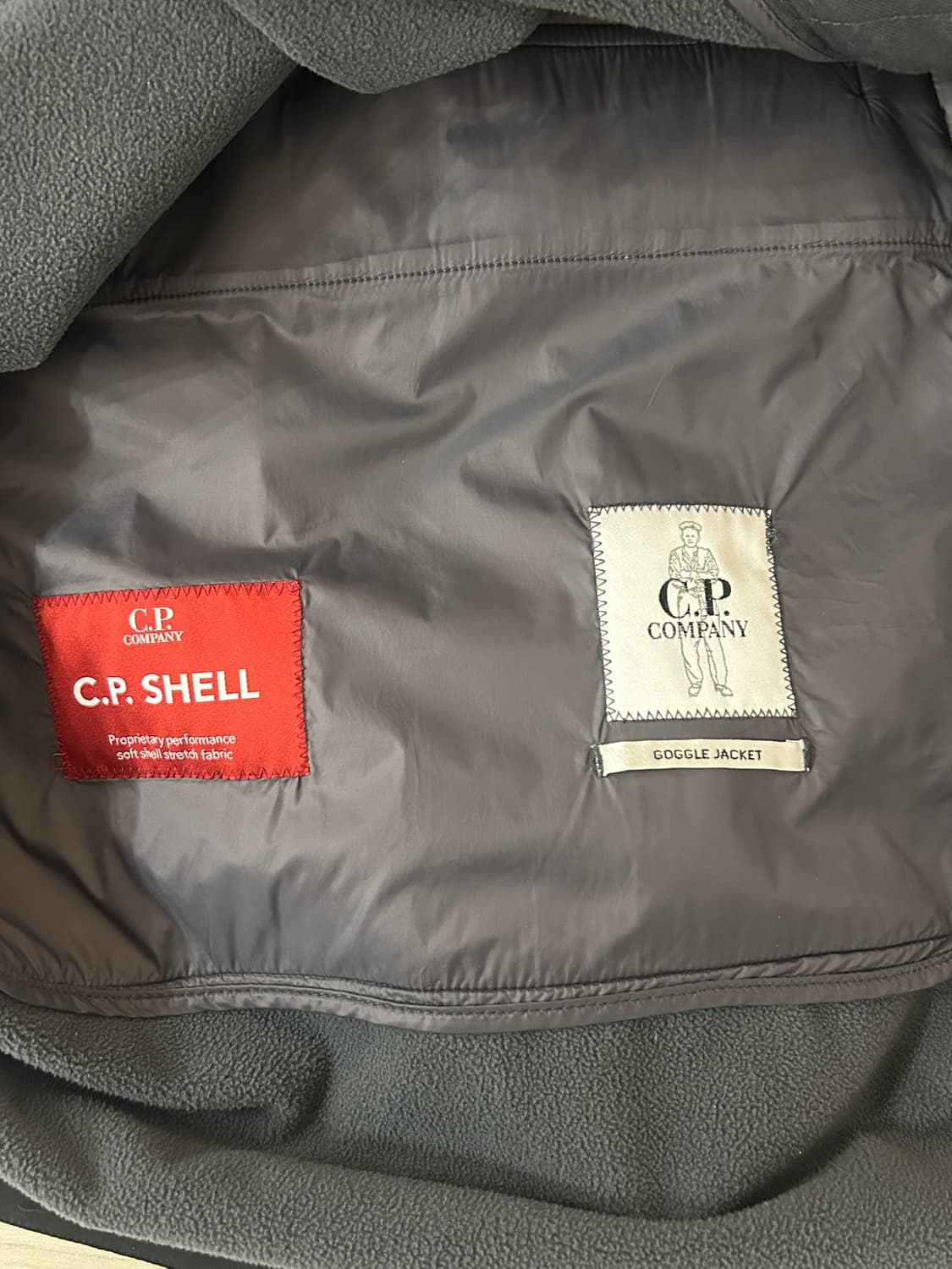 Cp 컴퍼니 소프트쉘 고글 아노락(키즈14) 상품이미지8
