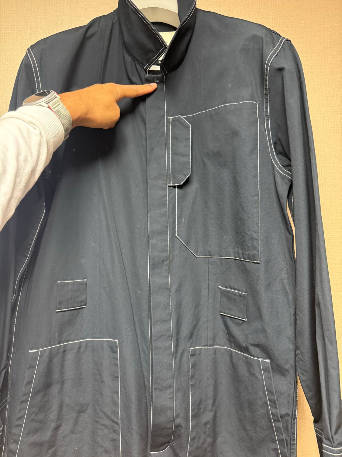 이얼즈어고 점프수트  네이비 L사이즈  상품이미지4