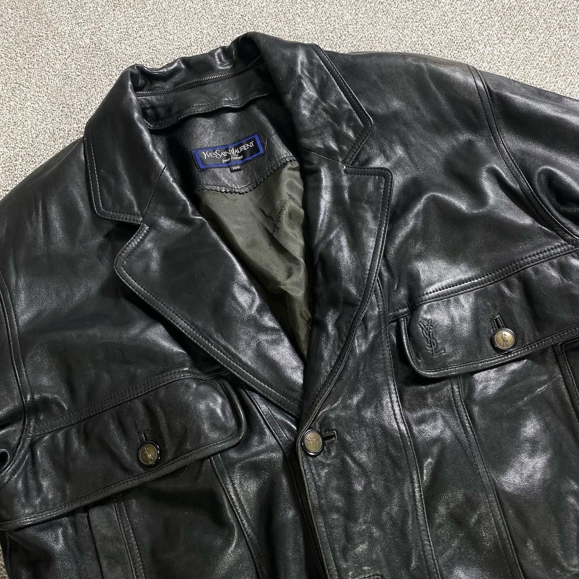 이브 생 로랑 산양가죽 자켓  상품이미지2