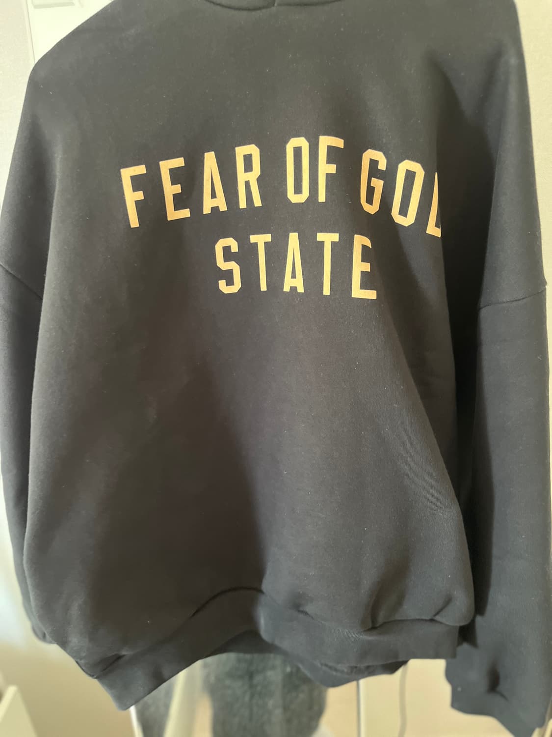 피오갓 에센셜 플리스 스테이트 후드 블랙 미디움  상품이미지2