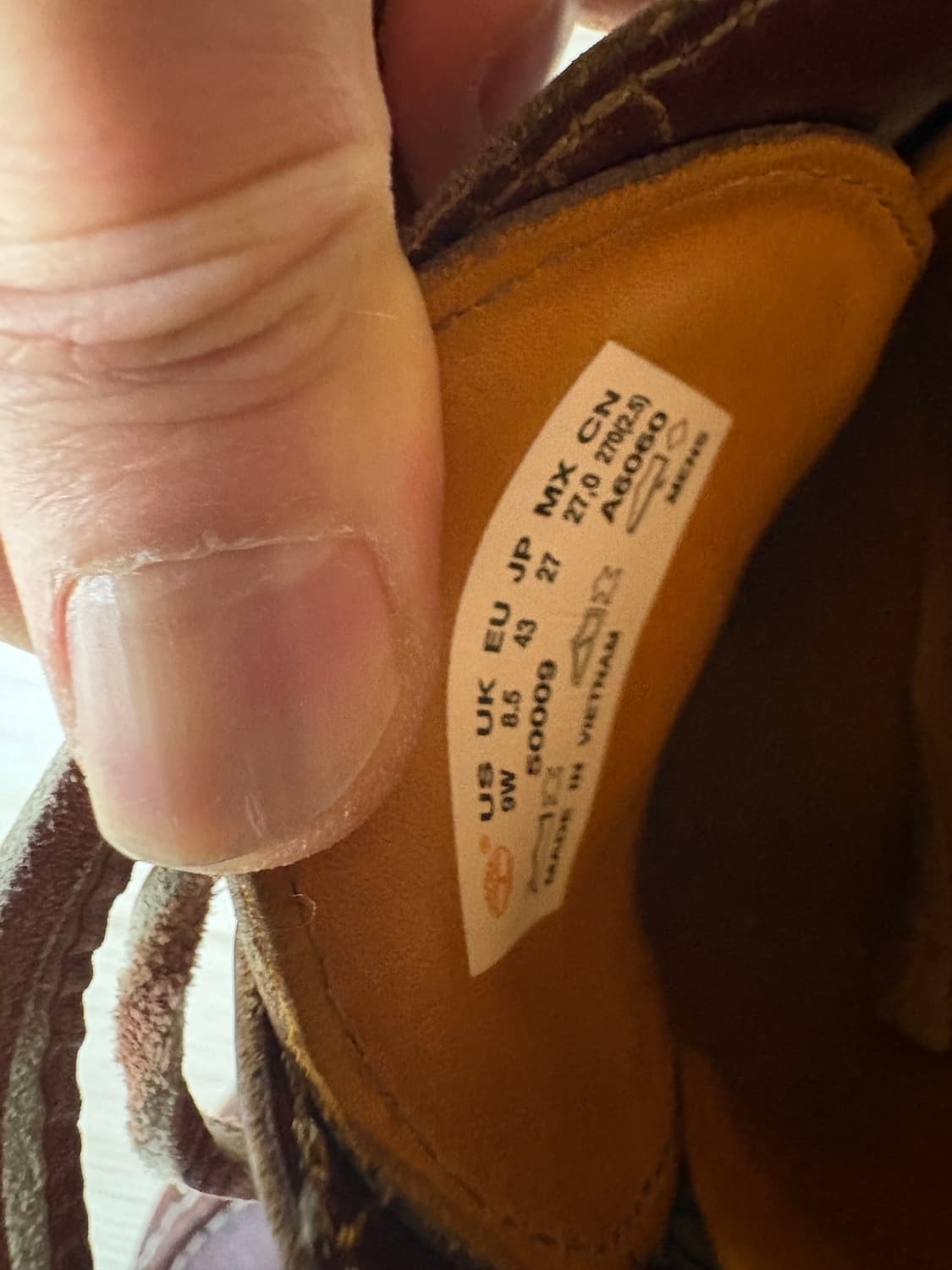 팀버랜드 3아이 보트슈즈 버건디 270 상품이미지7