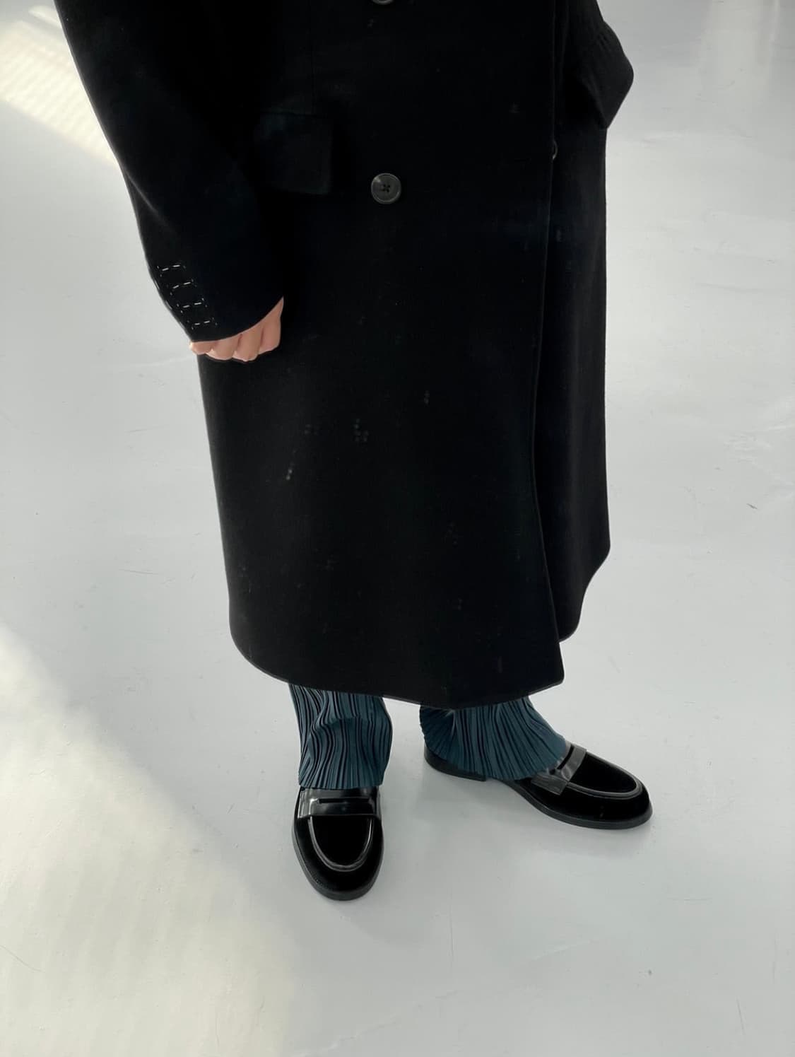 마르지엘라 무지라벨 가봉스티치 오버코트 상품이미지8