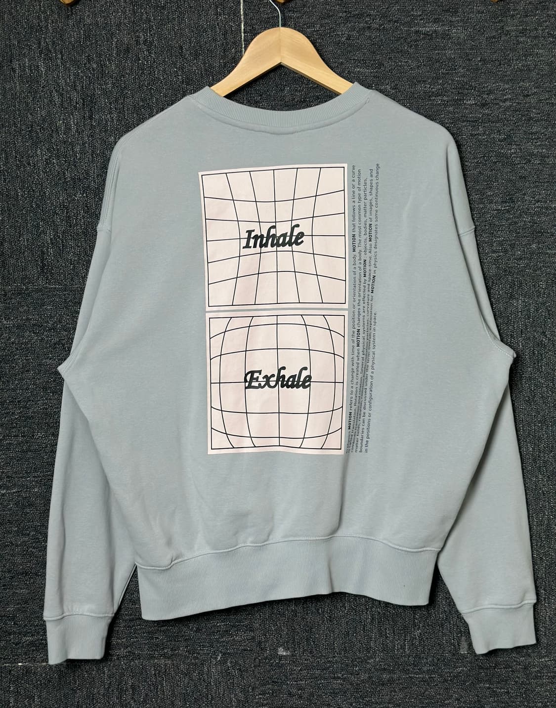 H&M Inhale Exhale 맨투맨 S 상품이미지1