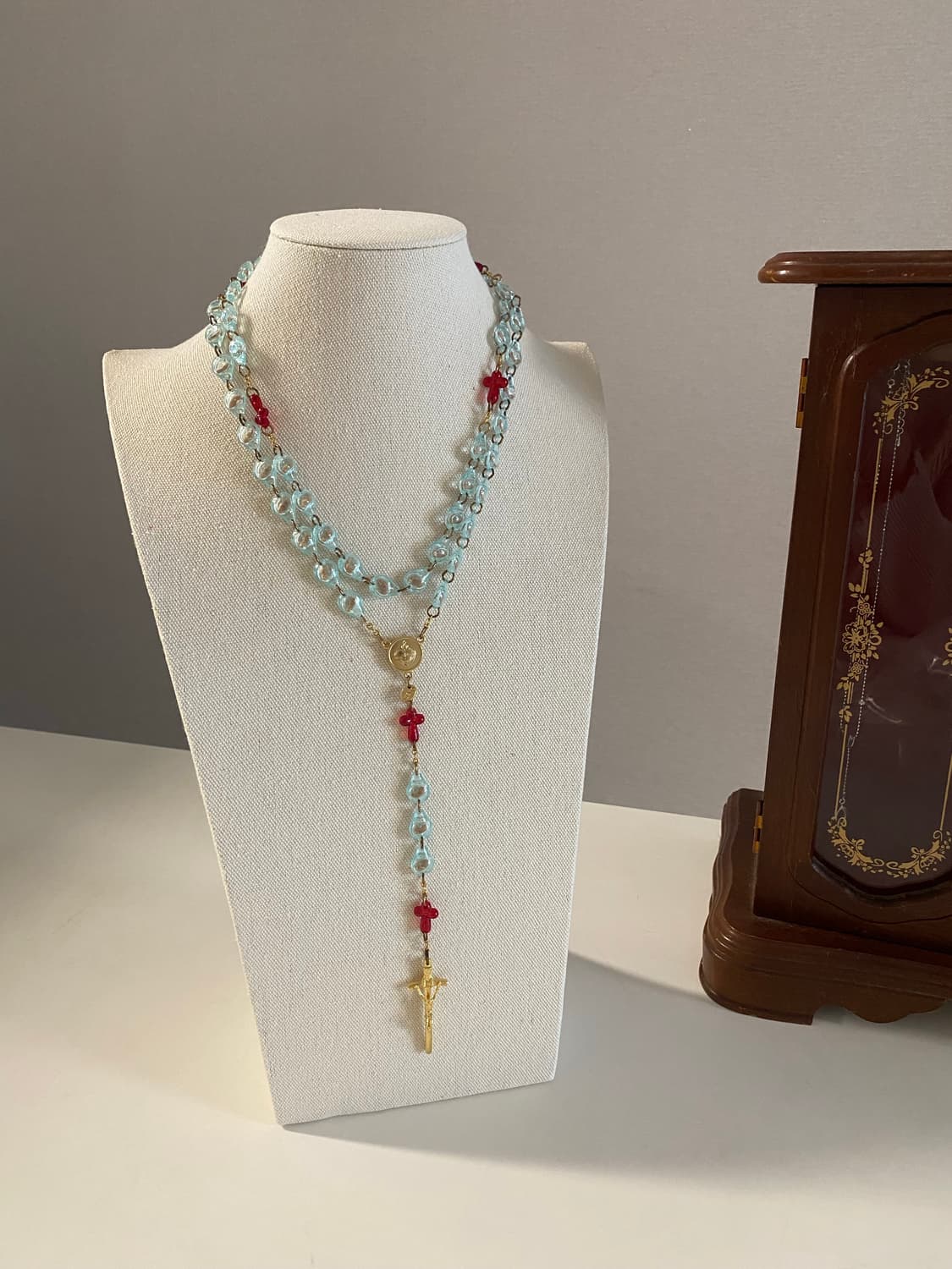 빈티지 태아 묵주 목걸이 상품이미지2