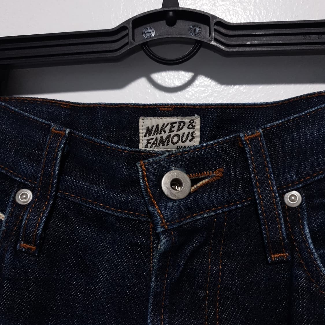네이키드앤페이머스 네페진 스키니가이 딥 인디고 셀비지 데님팬츠 31-32 상품이미지5