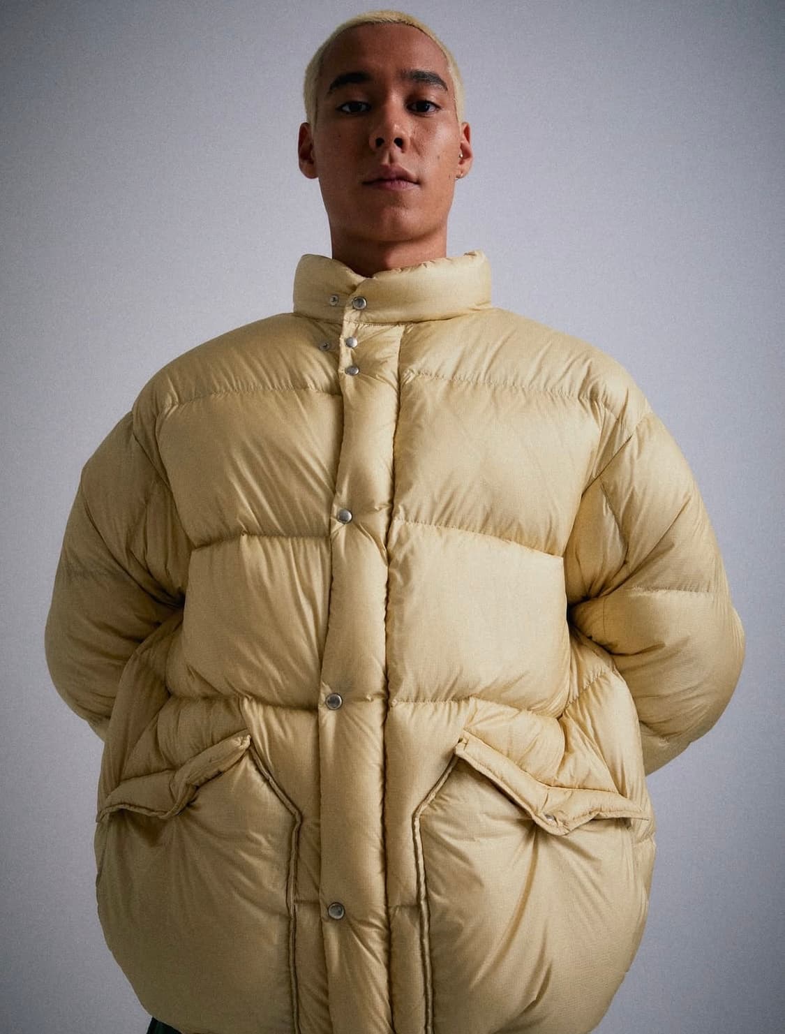 헤리티지플로스 립스탑 구스 다운 패딩 새상품 상품이미지4