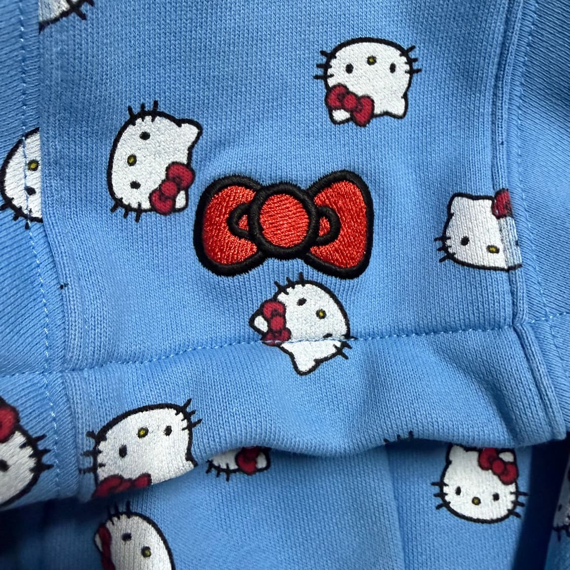 나이키x헬로키티산리오 콜라보 블루 후드티 xl 상품이미지3