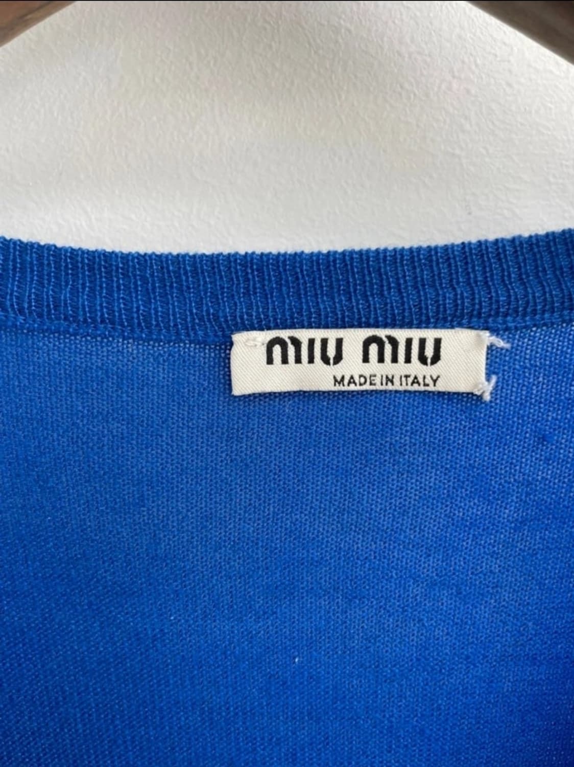 [정품] 미우미우(Miu Miu) 캐시미어 실크 혼방 프릴 가디건 상품이미지2