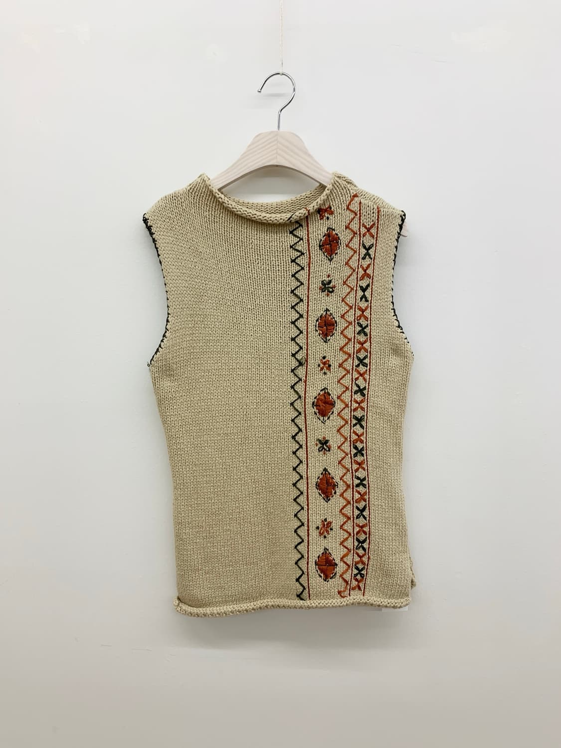 크로셰 니트 베스트 crochet knit vest 상품이미지1