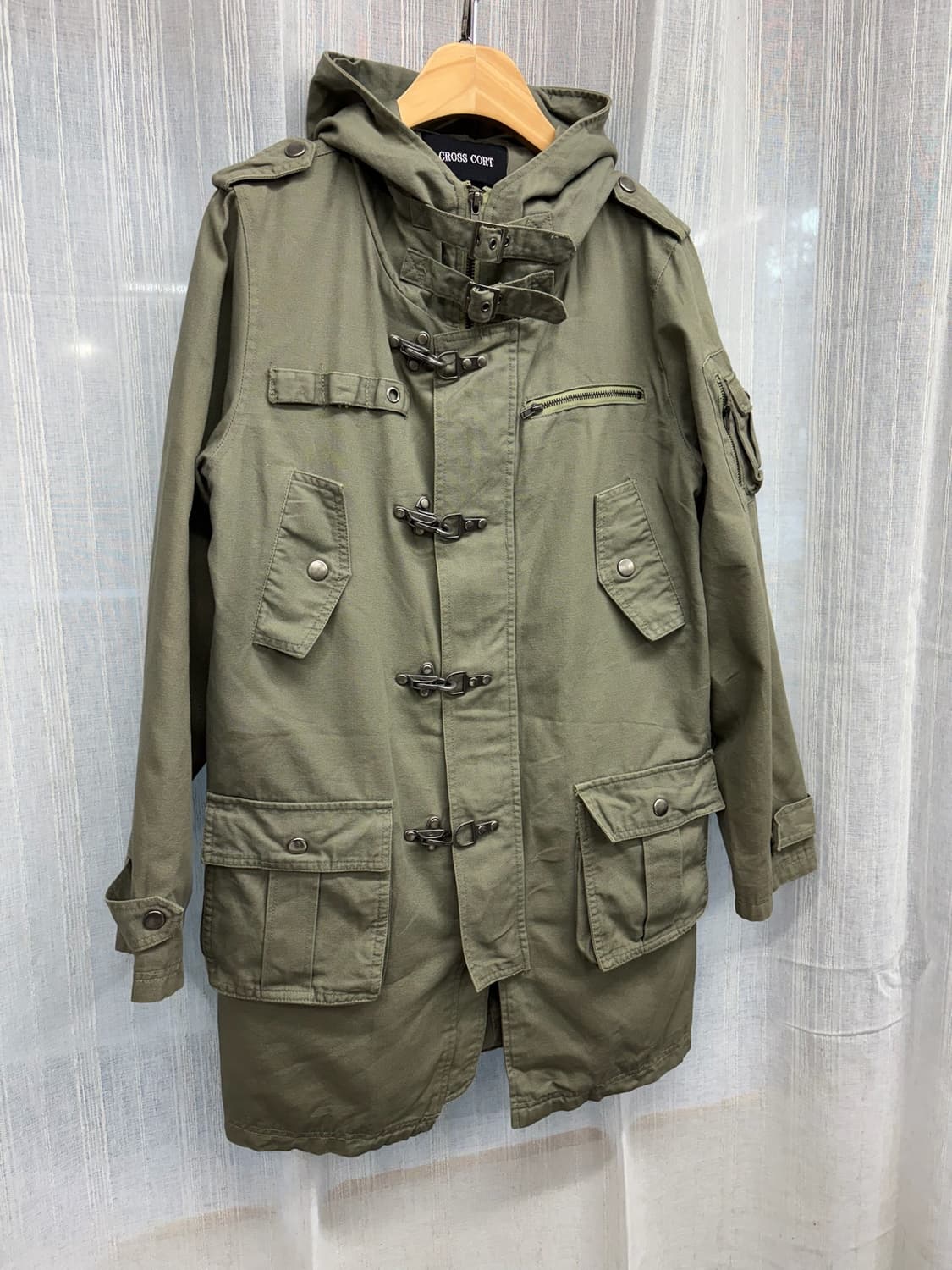 JAPAN 빈티지 파이어맨 버클 필드 야상 자켓 상품이미지3