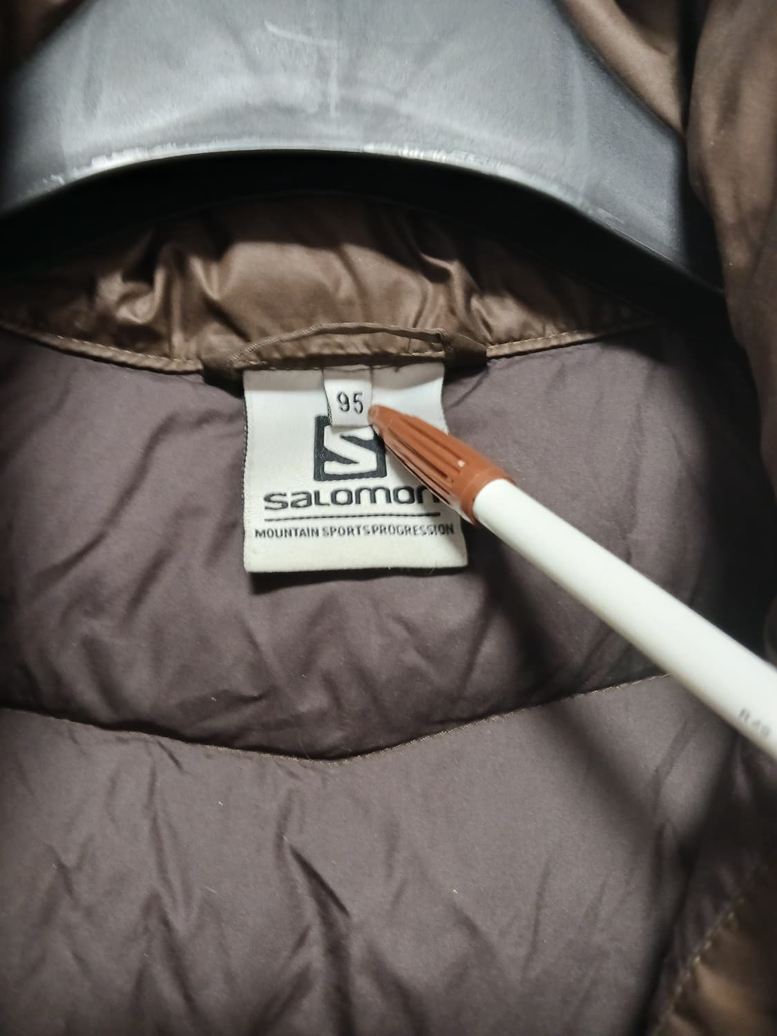 살로몬 여성 프랑스 오리털 하프패딩 상품이미지3