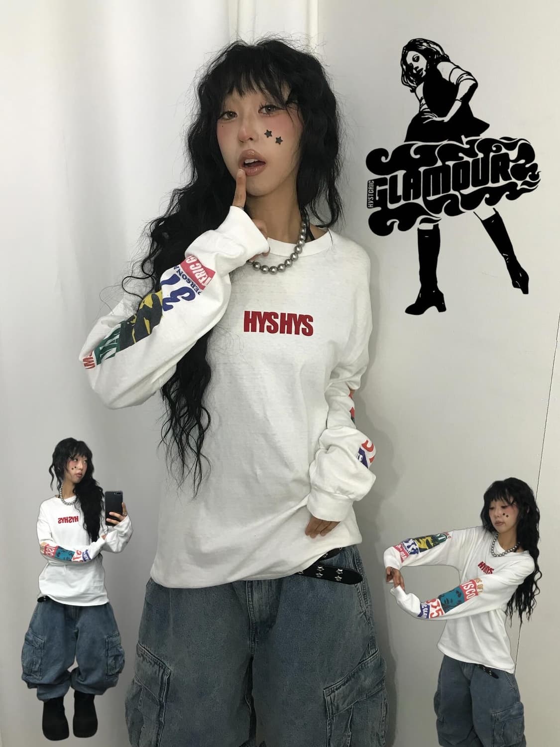 Hysteric Glamour Side Printing L/S 상품이미지1