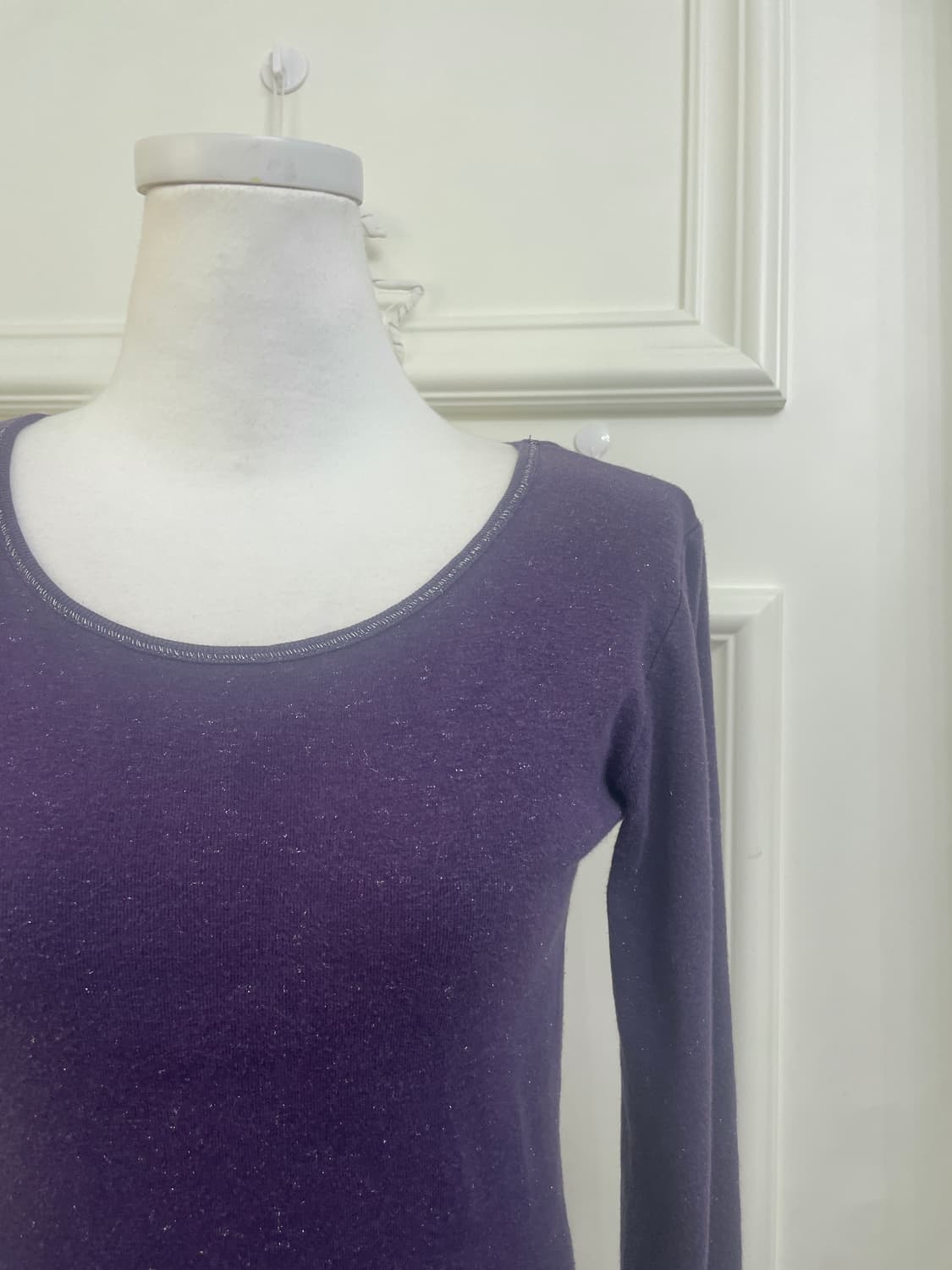 pink shirring cotton 2-way zip-up&purple 상품이미지10