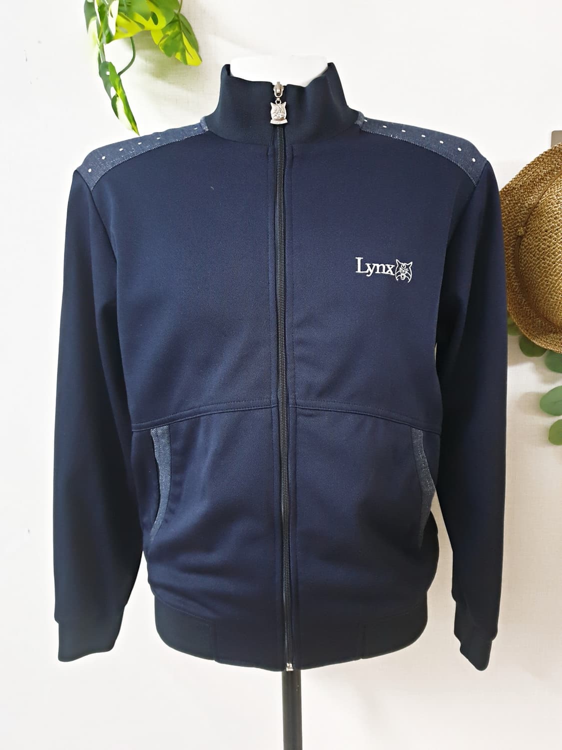 Lynx 남성골프 어깨찡 집업 95 네이비 상품이미지2