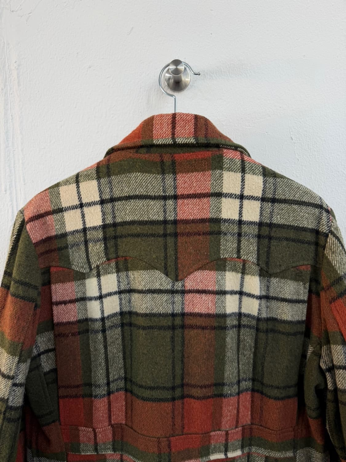 70s 쇼트 랜처 플란넬 울 자켓  상품이미지6