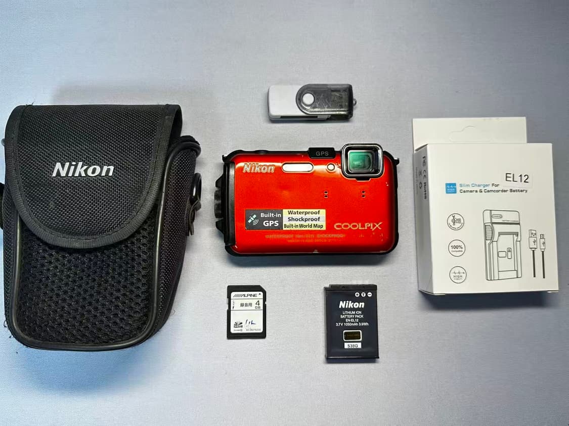 니콘 쿨픽스aw100(aw110) 오렌지 디카 상품이미지7