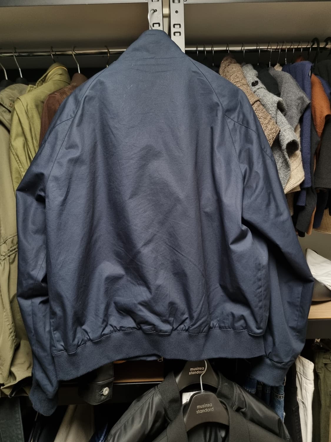 무신사스탠다드 네이비 헤링턴 G9 자켓 105사이즈 상품이미지5
